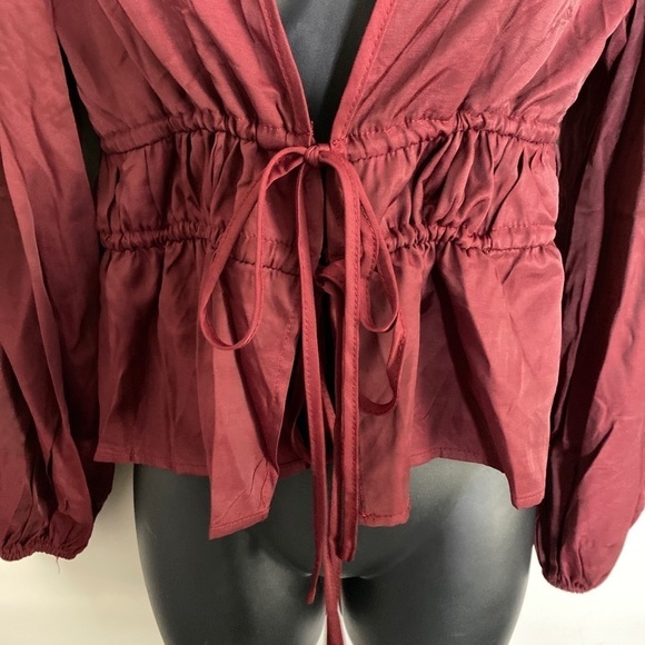 Burgundy Fashion Top - Picture 5 of 5